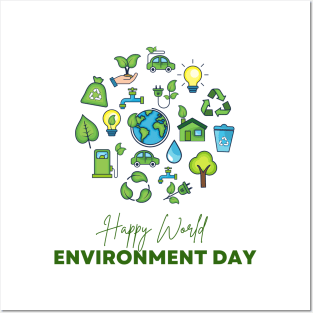 Happy World Environment Day Posters and Art